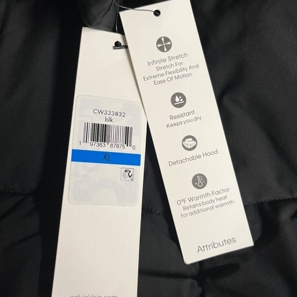 Calvin Klein. Faux Sherpa Puffer Jacket. - Picture 5 of 12